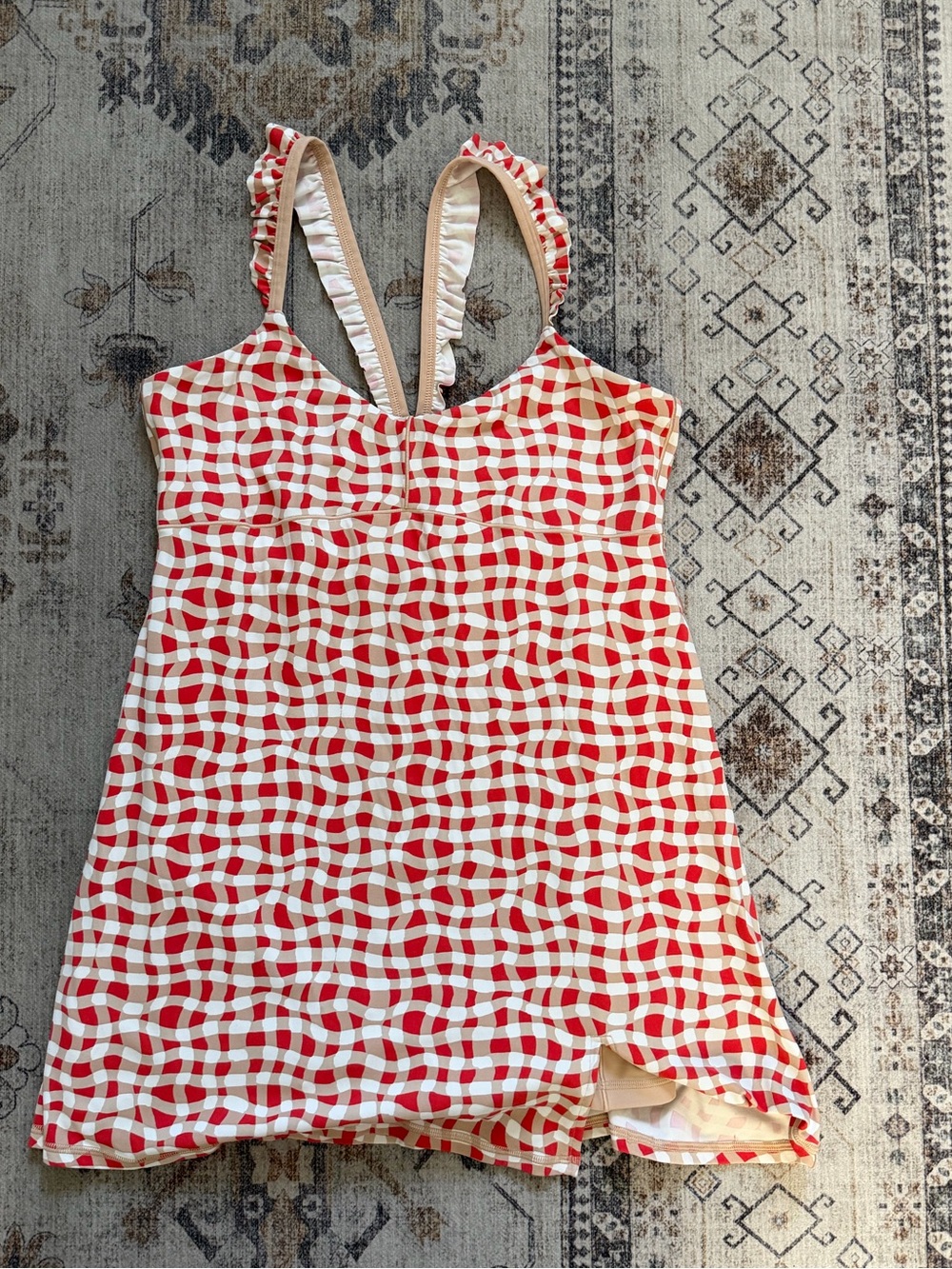 Offline by aerie gingham active dress.